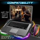 image de Refroidisseur pc portable 17" SOG Airblade 700 RGB