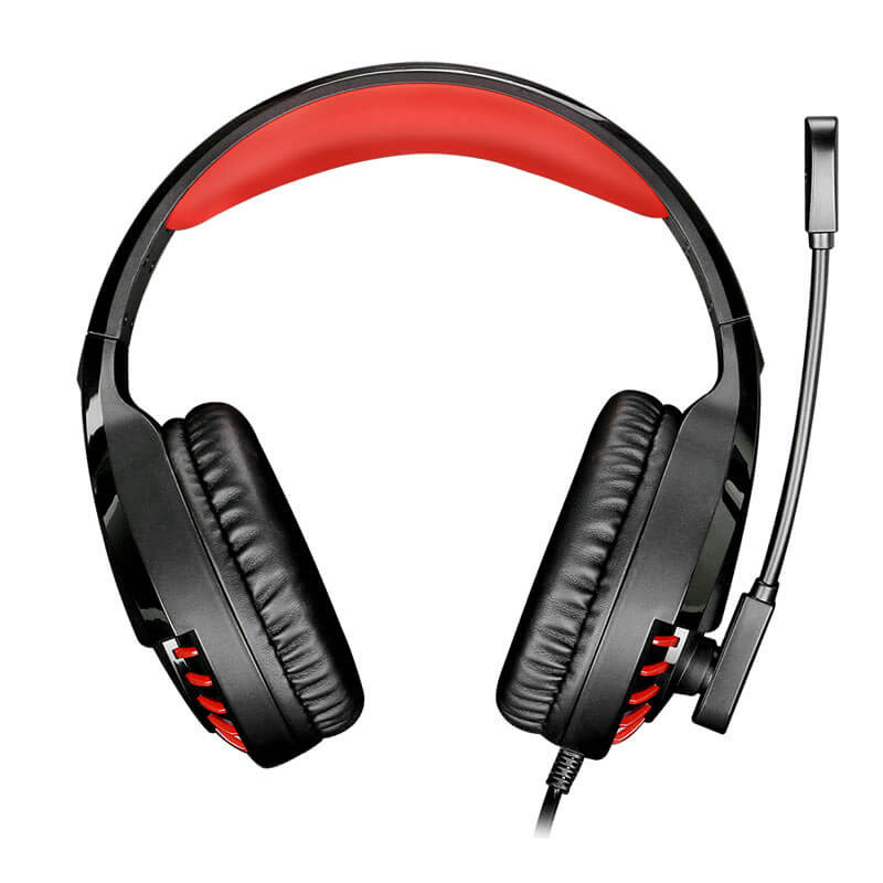 image de Casque-micro Gamer Spirit of Gamer PRO-H3 Multiplateforme - Noir & Rouge