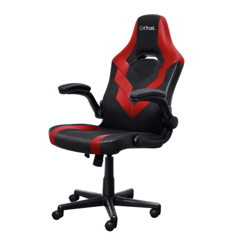 image de Chaise Gamer Trust GXT703B Riye Avec Accoudoirs Rouge