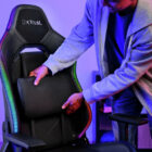 image de Chaise Gaming Trust GXT 719 Ruya RGB Noir + POWER BANK 5000
