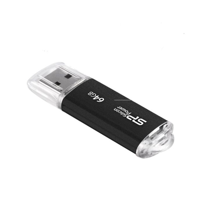 image de Clé USB SILICON POWER Ultima U02 64Go USB 2.0 - Noir