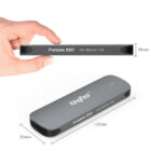 image de Disque Dur Externe SSD KingFast MPD007 1To M.2 Gris