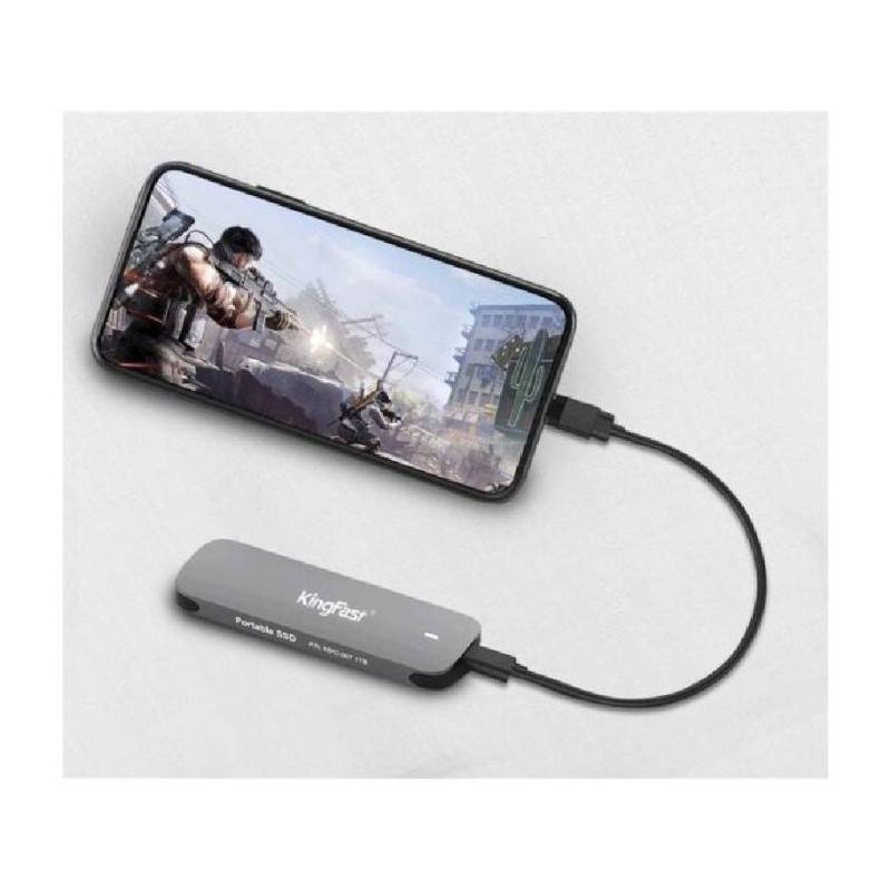image de Disque Dur externe SSD Kingfast 512 Go Type-C