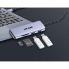 image de Hub USB Hiksemi DS8 Type-C 8 EN1 - Gris ZSTORE