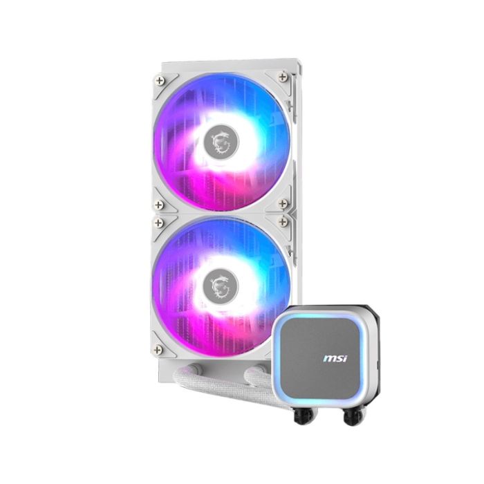 image de Refroidisseur De Processeur Gamer MSI MAG CORELIQUID A13 240 - Blanc