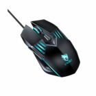 image de T-WOLF G560 souris Gaming rétro-éclairage coloré lumineux LED RGB