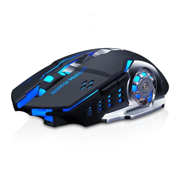 image de T-WOLF Q13 Souris Gaming Rechargeable Sans fil LED Rétroéclairé 3DP