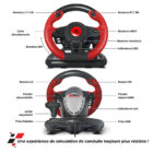 image de Volant et Pédale de course Spirit of Gamer - Race Wheel Pro 1