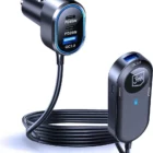 image de Chargeur de voiture double 3MK 135 W PD QC PPS USB-C USB-A - Noir