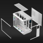 image de Boîtier Gaming AQIRYS Draco ARGB ATX Mid Tower Blanc