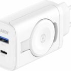 image de Chargeur secteur inductif 3mk HARDY Chargeur PD 2en1 33W USB-C USB-A – blanc