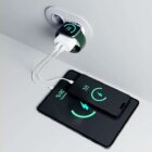 image de Chargeur secteur inductif 3mk HARDY Chargeur PD 2en1 33W USB-C USB-A – blanc