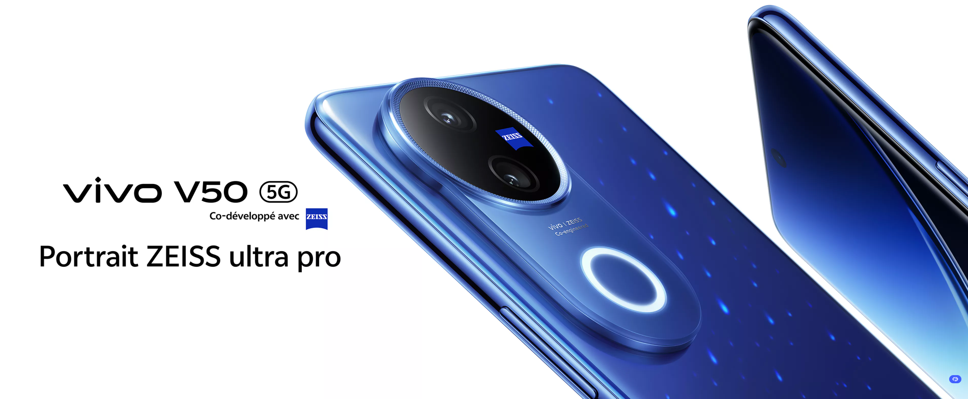 image de Smartphone Vivo V50 AI 5G 12 Go 256 Go Bleu