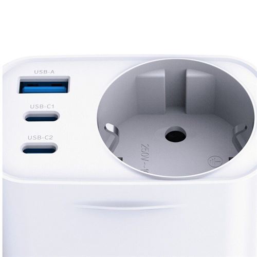 image de Chargeur 3mk Hyper Comfort GaN PD 30 W™ – Blanc