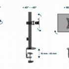 image de Support De Bureau GEMBIRD MA-D1-02 / 17"-32"