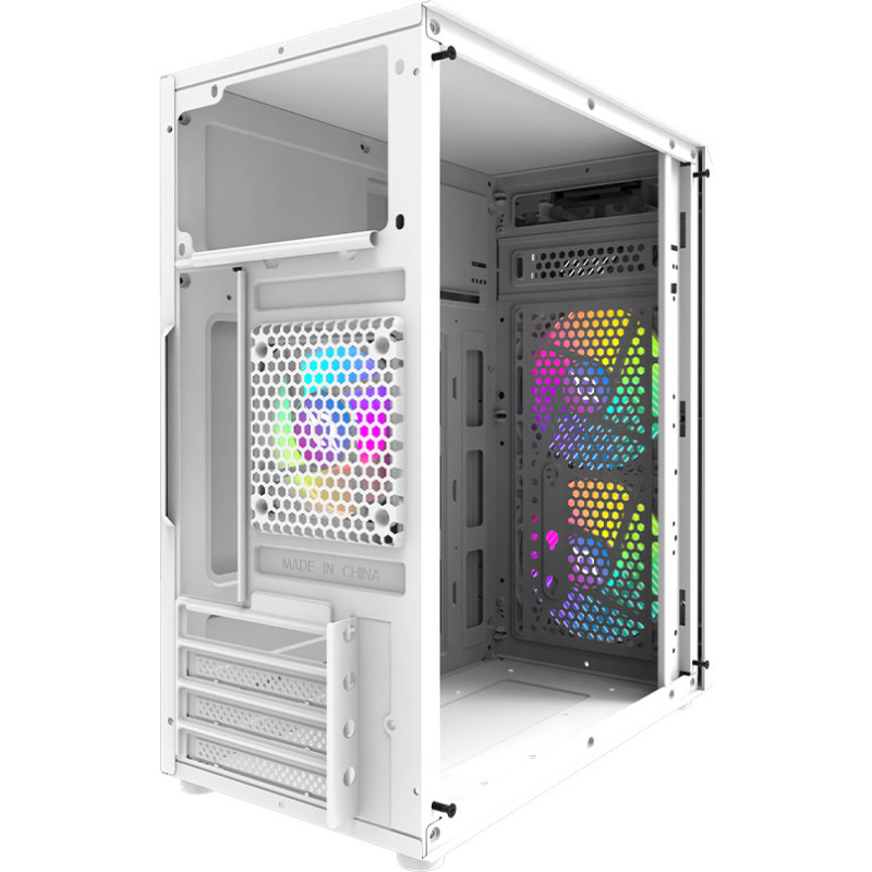 image de Boîtier Gaming Aqirys Bellatrix Pro Mini Tour - Blanc