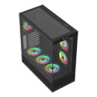 image de Boitier Gamer Moyen tour Aqirys ANTLIA - ATX - 6 Fans - ARGB Black