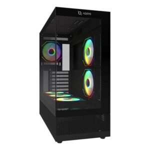 image de Boitier Gamer Moyen tour Aqirys ANTLIA - ATX - 6 Fans - ARGB Black