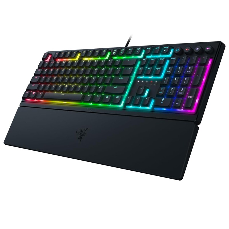 image de Clavier Gamer Filaire RAZER Ornata V3 Méca-Membrane RGB - Noir