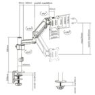 image de Support De Bureau GEMBIRD MA-D1-01 / 17"-32"