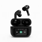 image de Oreillettes BT TWS avec écran LCD et suppression active des bruits, noir