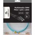 image de Câble à Fibre Optique multimode Gembird duplex (OM4 50/125, LC/LC 2m) Bleu