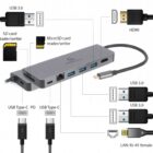 image de Adaptateur réseau USB-C Gigabit Noir Gembird
