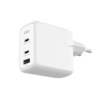 image de Chargeur mural KSIX 65 W / Power Delivery / Matériaux durables / blanc