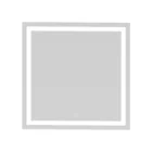 image de KSIX Aqua Smart Mirror, anti-buée 70x70 cm, Haut-parleur intégré, RVB + blanc chaud, 1 300 lm, 36 W, Tuya App