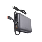 image de Powerbank KSIX 20 000 mAh 22,5W Fast Charging PD câbles USB-C et Lightning intégrés LED (BPB20PD22INTG)