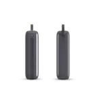 image de Powerbank KSIX 20 000 mAh 22,5W Fast Charging PD câbles USB-C et Lightning intégrés LED (BPB20PD22INTG)