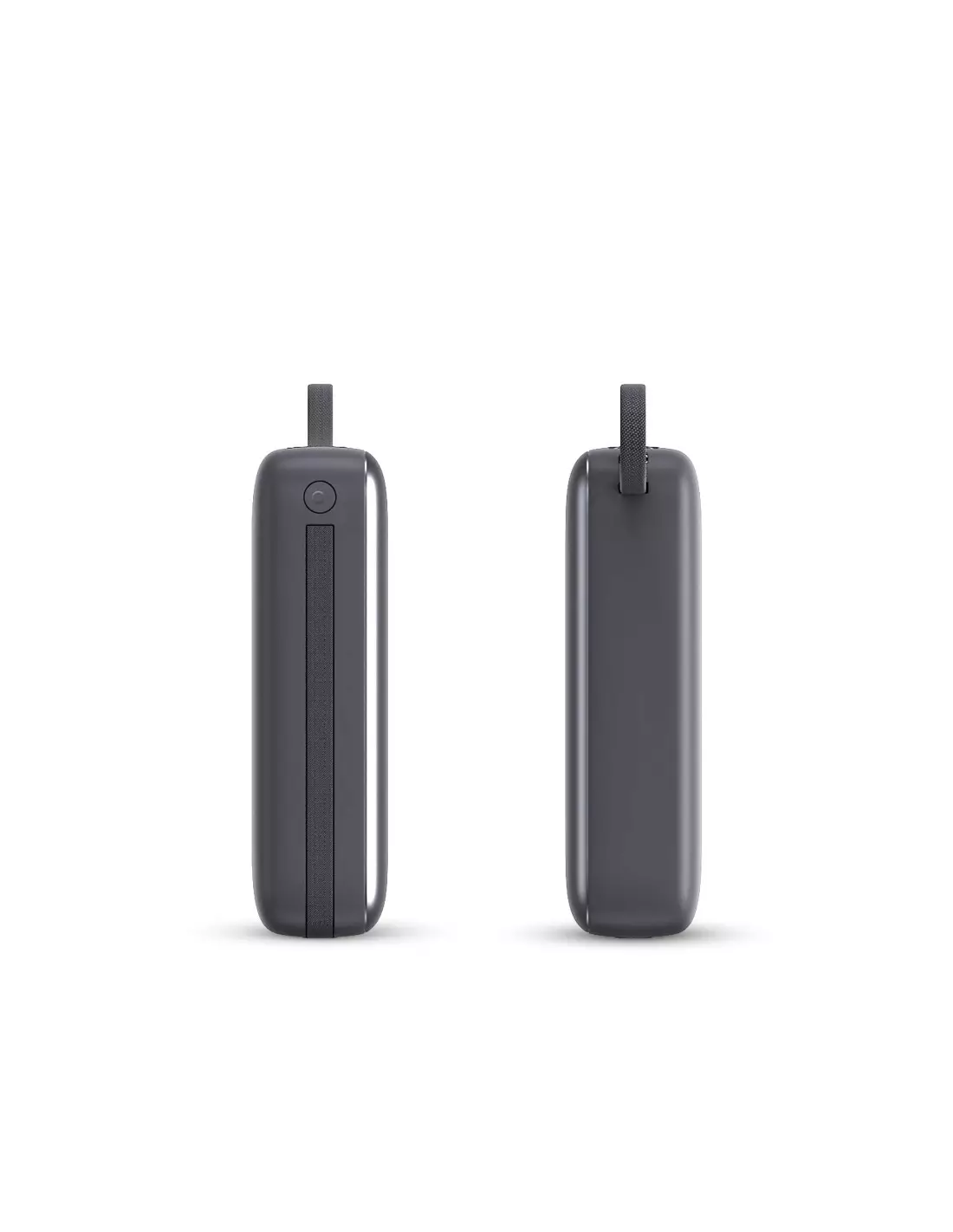 image de Powerbank KSIX 20 000 mAh 22,5W Fast Charging PD câbles USB-C et Lightning intégrés LED (BPB20PD22INTG)