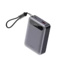 image de Powerbank KSIX 20 000 mAh 22,5 W charge simultanée, USB-C boucle Câble LED