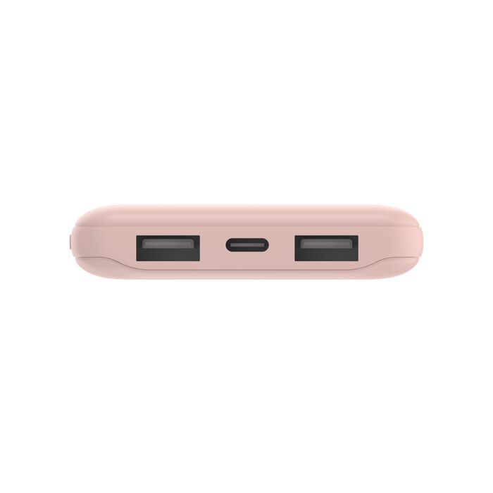 image de Power Bank Belkin Boost Charge / 10.000 mAh / 15 W avec Câble Usb A vers Usb C Rose