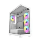 image de Boîtier Gaming Raidmax Infinita i800 | ARGB | Panneaux en Verre Trempé | ATX | Blanc