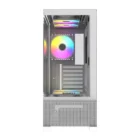 image de Boîtier Gaming Raidmax Infinita i802 Air | RGB Statique | Verre Trempé | ATX | Blanc