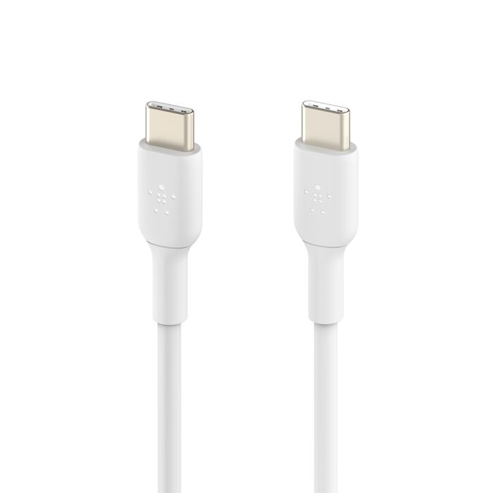 image de Câble de Charge/Synchronisation 1m USB-C vers USB-C Blanc 60W