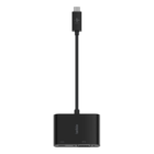 image de Adaptateur BELKIN (AVC001BTBK) USB-C Vers VGA Avec Charge - Noir