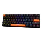 image de Clavier Gamer Filaire BARACUDA BGK-03121 Dolphin Blue Switch – Noir