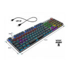 image de Clavier Gamer Mécanique Sans Fil SOG K1500, 100% Anti-ghosting, RGB