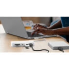 image de Hub USB-C BELKIN Multiport 6-en-1 Avec Support - Blanc