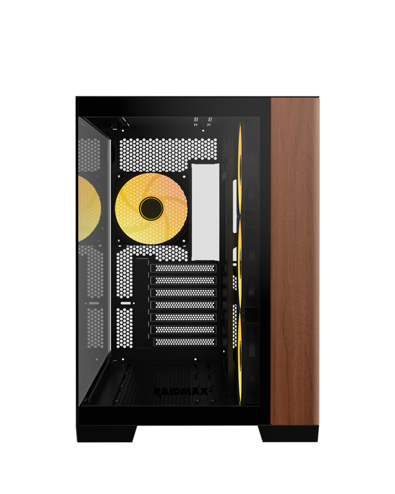 image de Boîtier Gaming Raidmax Infinita i610 Wood Noir
