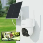 image de Arenti Caméra extérieure sans fil à batterie avec panneau solaire GO2T et SP2 2.4 GHz Wi-Fi