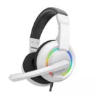 image de Micro Casque Gamer Filaire BARACUDA HYDRA – Blanc