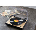 image de Platine Vinyle Design THOMSON TT300 - Noir & Bois
