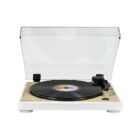 image de Platine Vinyle Design THOMSON TT301 - Blanc & Bois