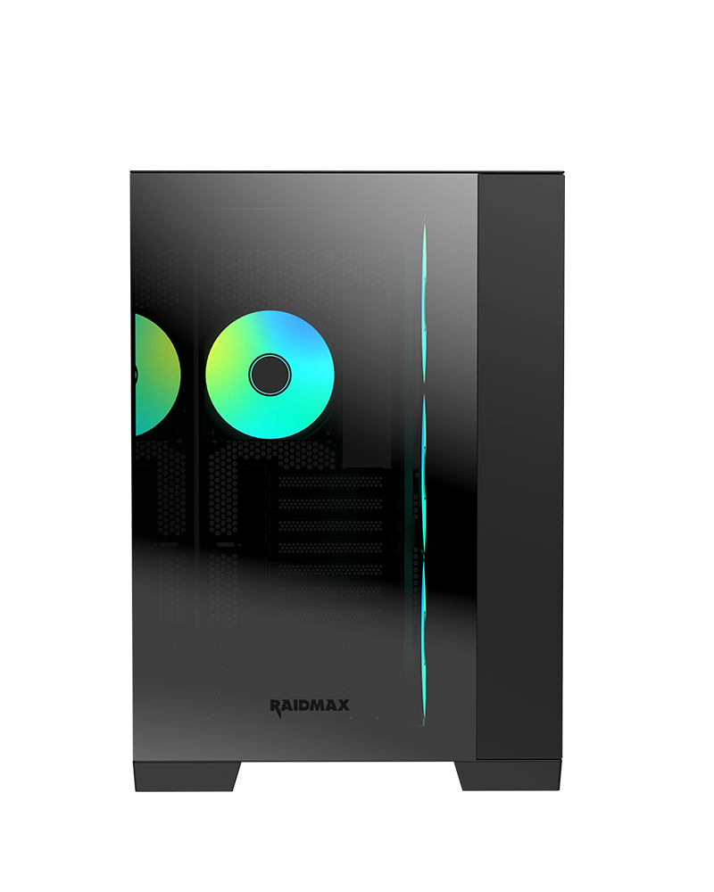 image de Boîtier PC Gaming Raidmax Infinita i610 Chrome – Black