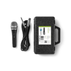 image de Microphone Filaire Cardioïde Nedis MPWD50CBK / Avec étui de voyage