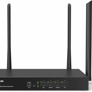 image de Tenda W18e Routeur Sans Fil AC1200 Gigabit 4*5dBI 4*GE Bi-bande (2,4 Ghz / 5 Ghz)