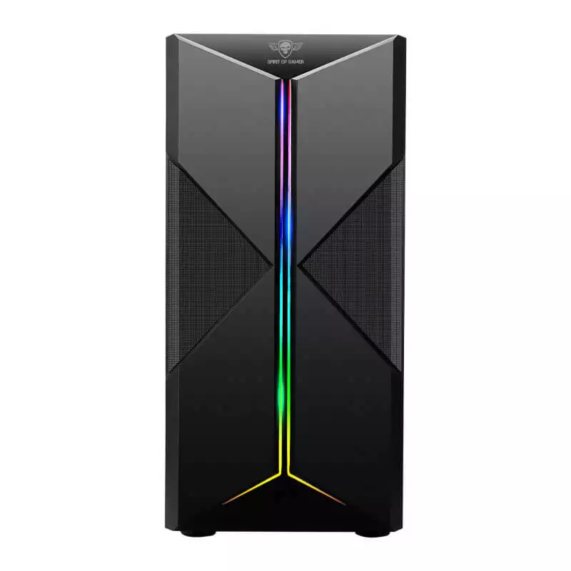 image de Boitier Spirit of Gamer CLONE 3 ARTIC, Moyen tour, ATX, Black